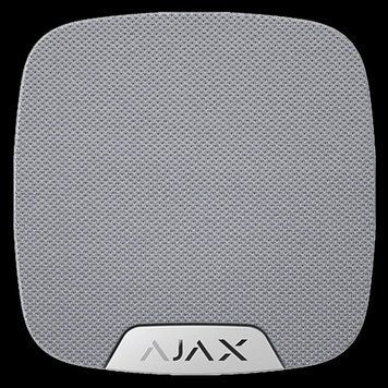 Ajax HomeSiren S (8PD) white Бездротова сирена з клемою для додаткового світлодіода 99-00014677 фото