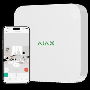 Ajax NVR (8ch) (8EU) white Мережевий&nbsp;відеореєстратор 99-00015148 фото