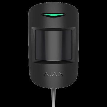 Ajax MotionProtect Plus Fibra black дротовий сповіщувач руху 99-00013299 фото